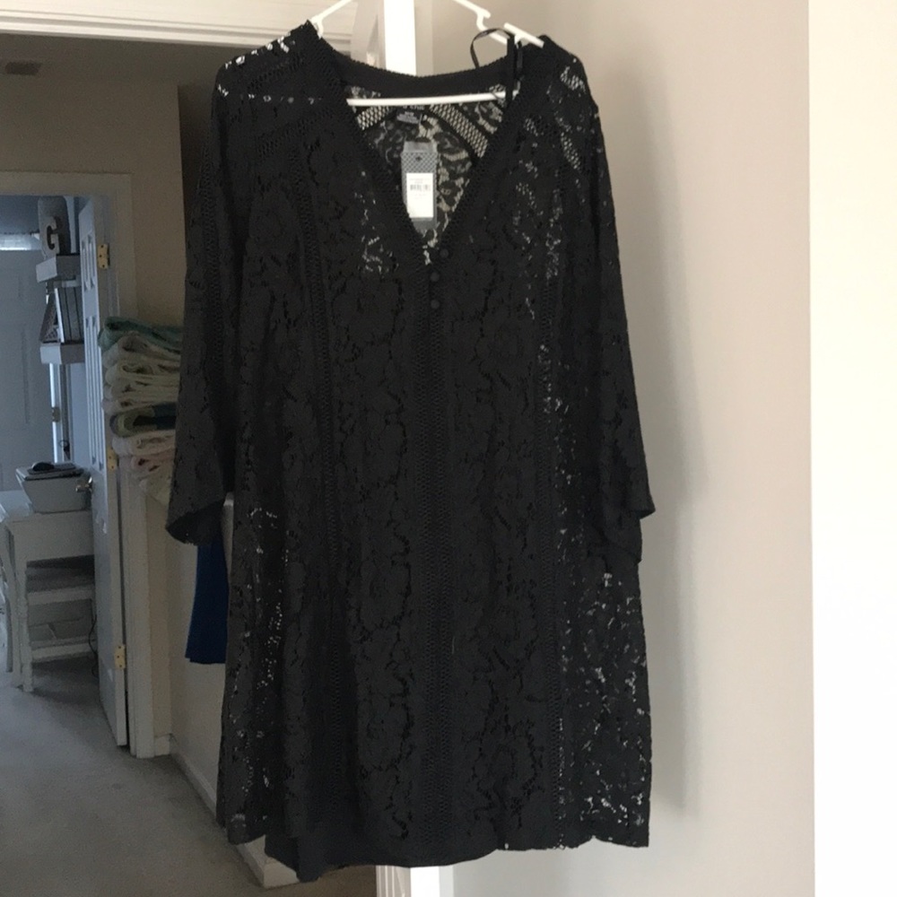 CITY CHIC PLUS SIZE LACE DRESS